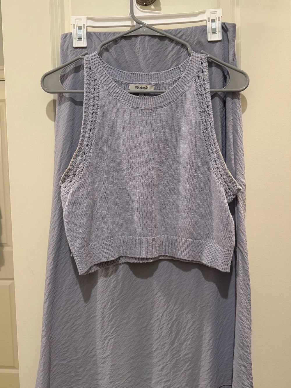 Madewell Lavender Knit Cropped Tank - Picture 8 of 8